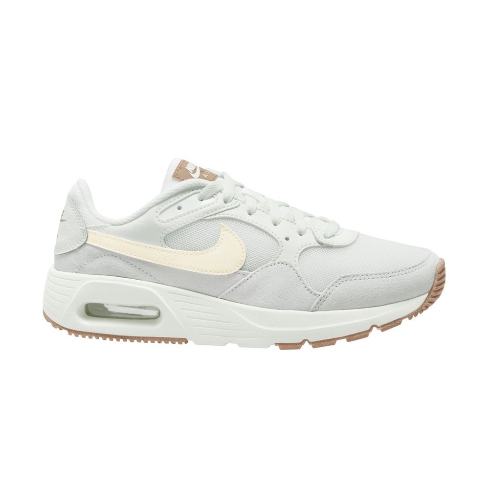 Nike Women's White and Tan Sneakers